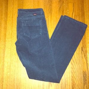 Women’s blue corduroy Patagonia pants